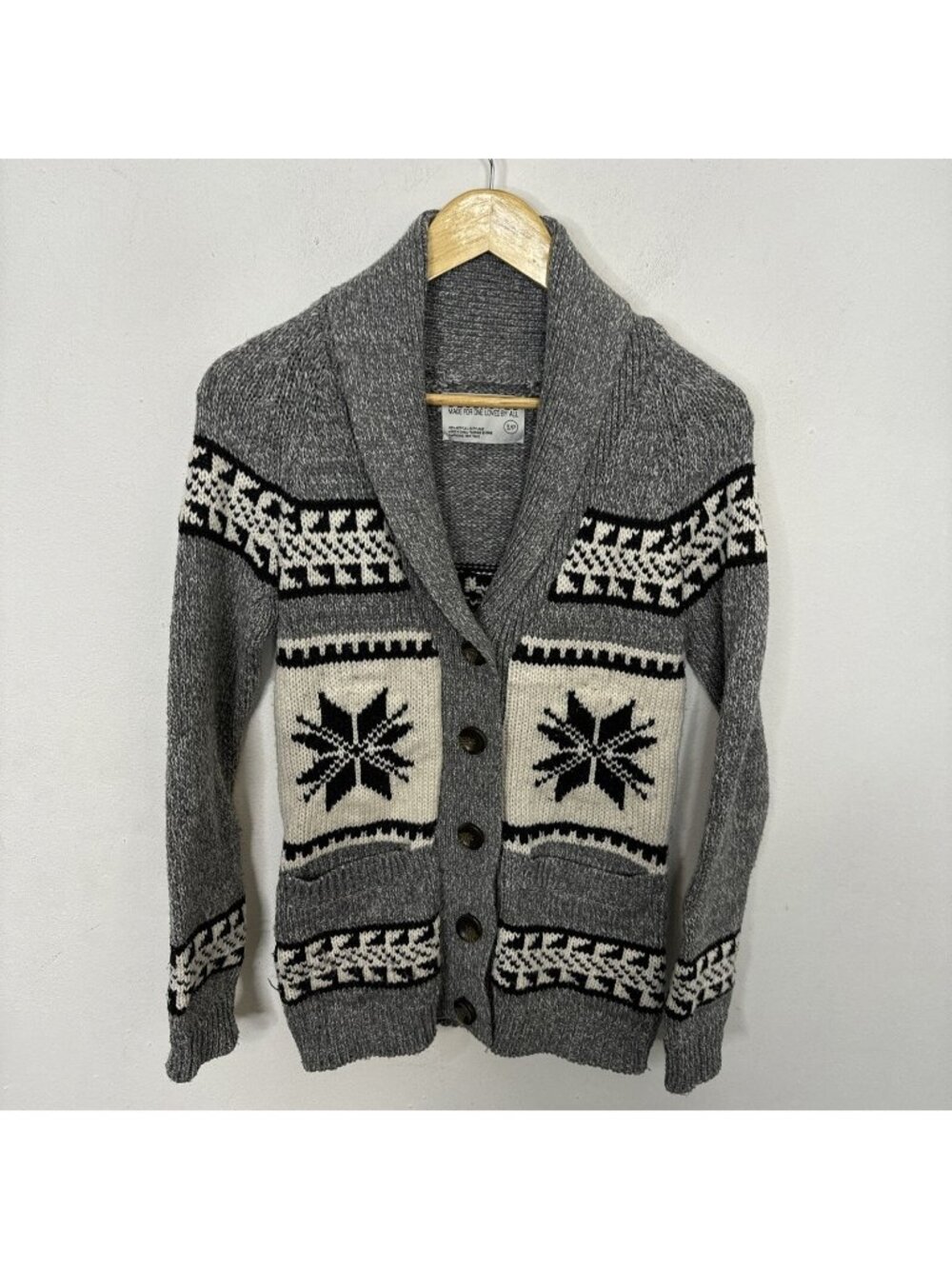 Bluenotes Woman S Nordic Western Cowichan Cardigan Knit Sweater Aztec